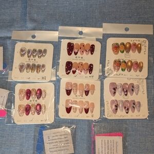 Handmade Nail Art 6 Sets